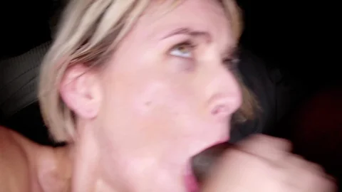 BLACKEDRAW - Blonde haired Jessie Saint spit