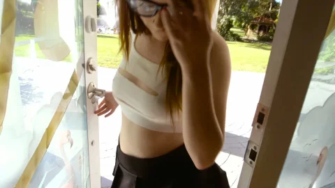 Reality Kings: Little Nerdy Karlie Takes on Big Dicks