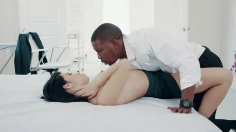 Brunette Sucks Him Dry Before Getting Fucked